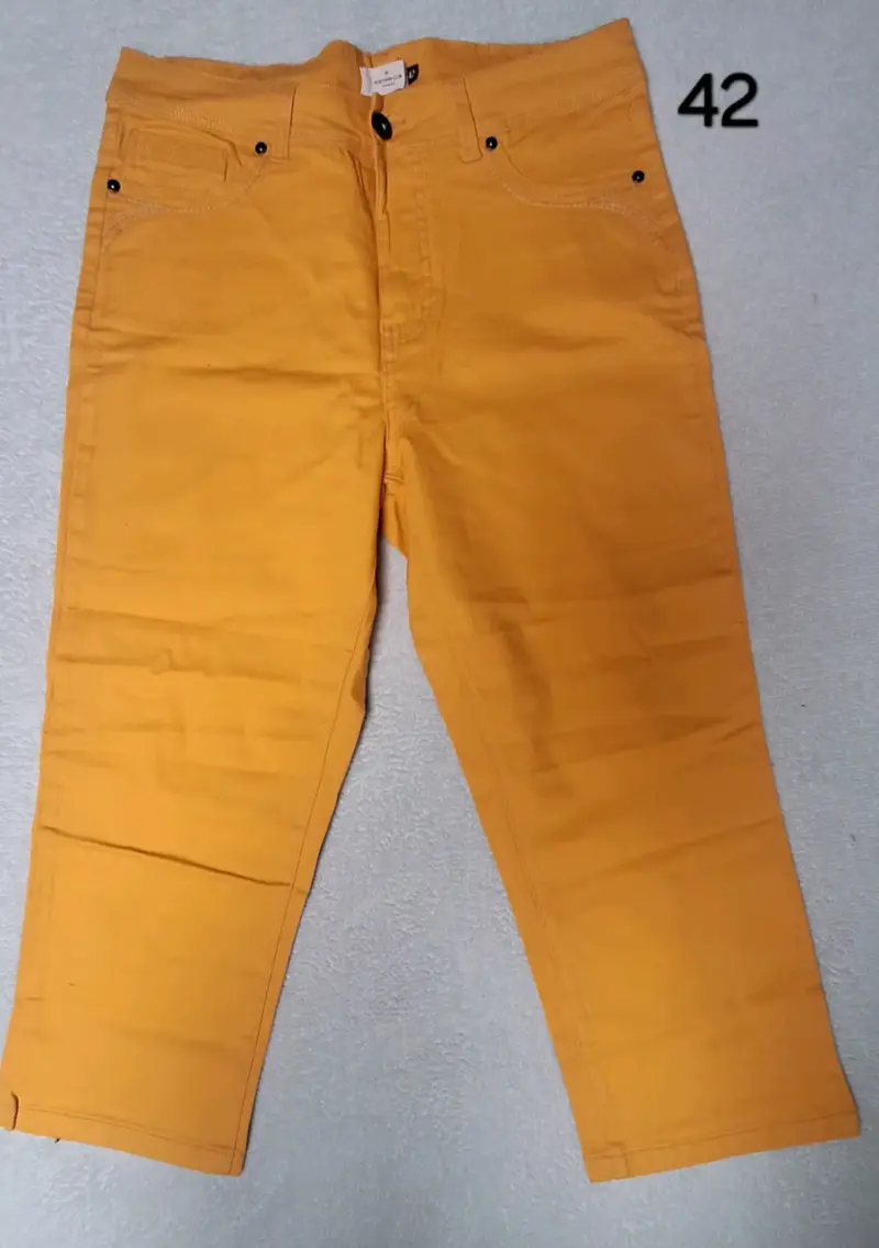 Pantalones amarillos para mujer talla 42