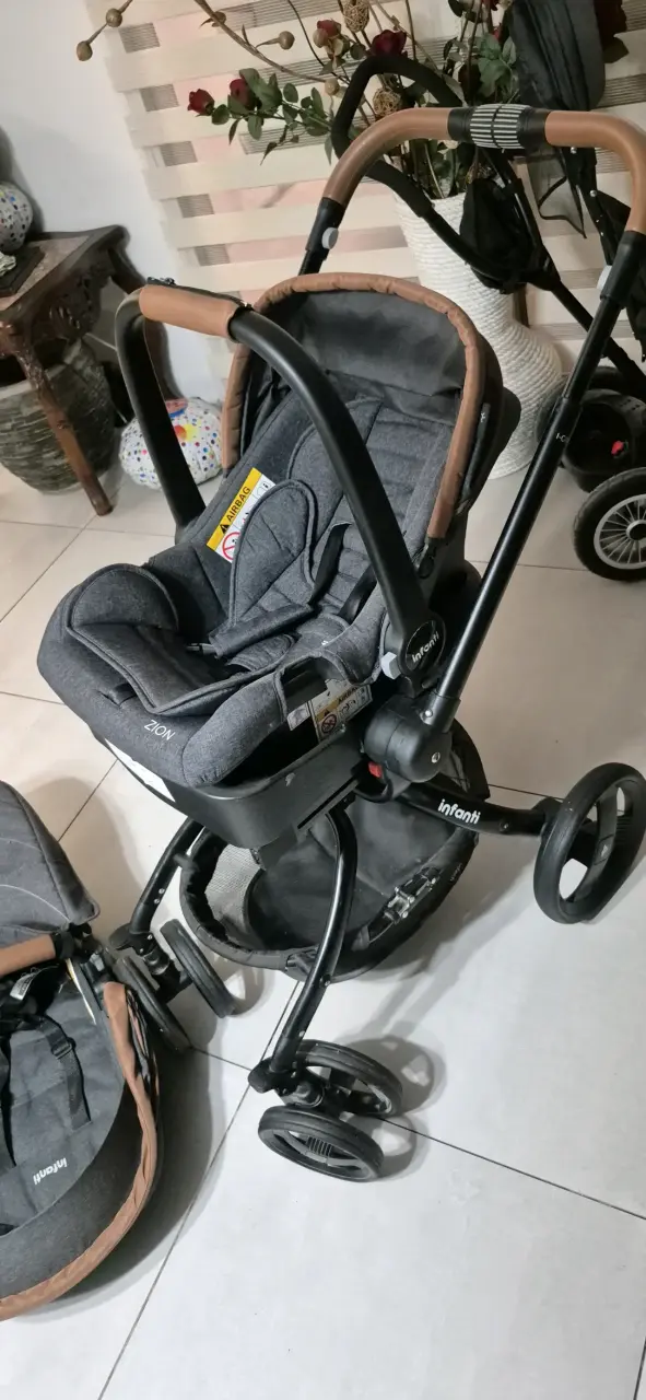 Coche de bebé Infanti Zion con silla y moisés - 2