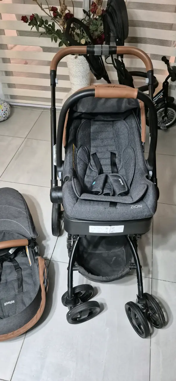 Coche de bebé Infanti Zion con silla y moisés - 4