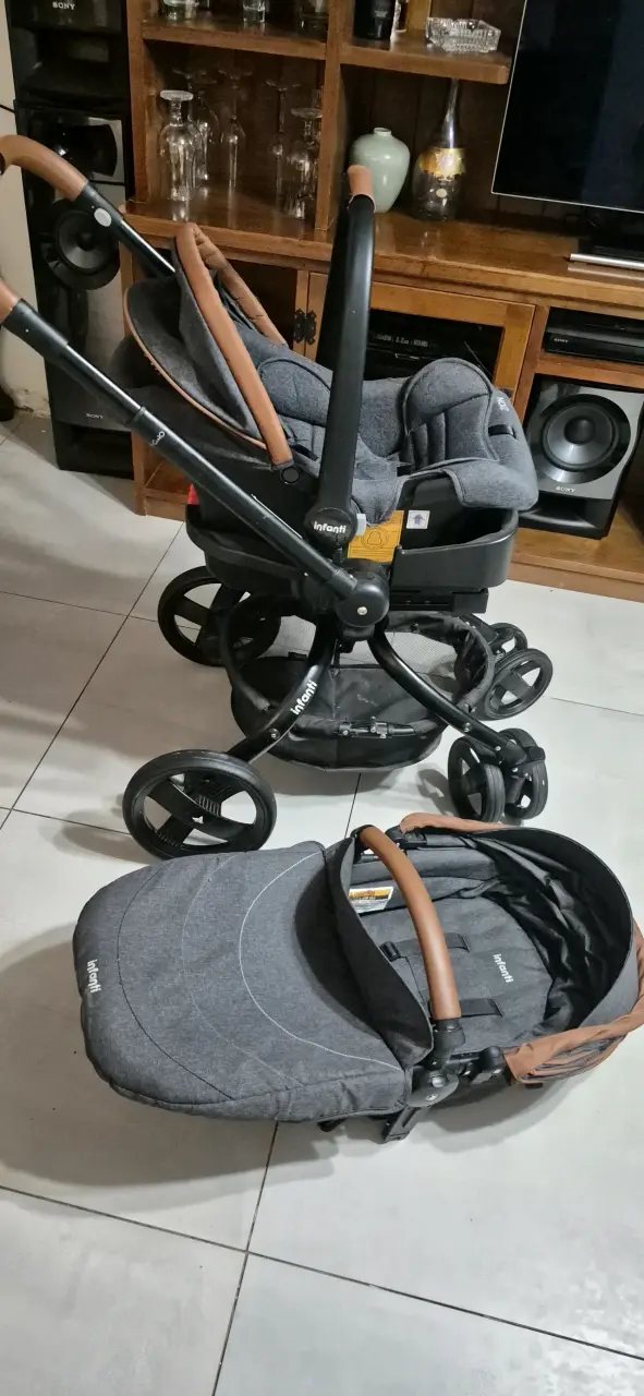 Coche de bebé Infanti Zion con silla y moisés - 5