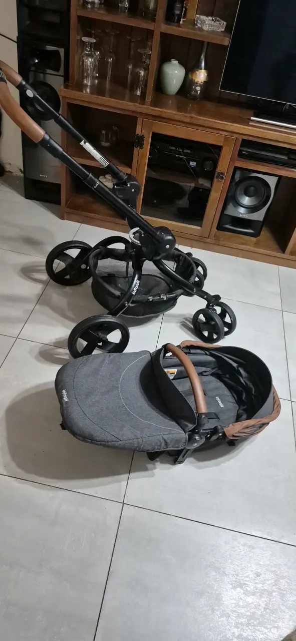 Coche de bebé Infanti Zion con silla y moisés - 6