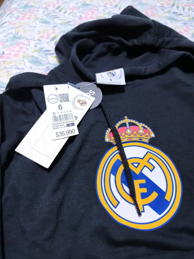 Polerón Real Madrid para niños talla 6 - 2