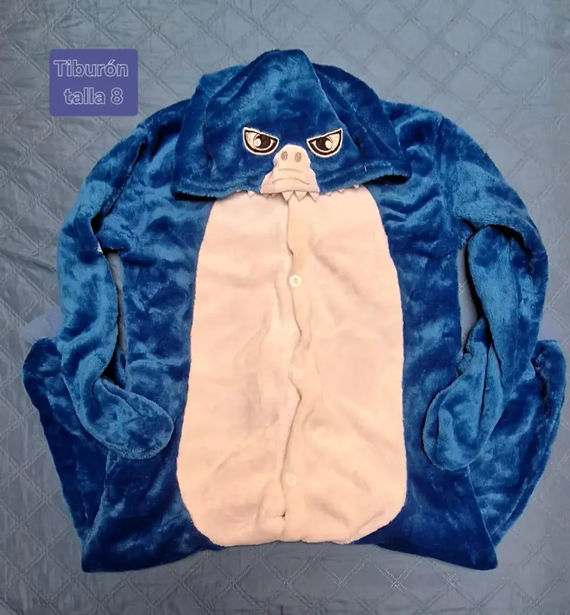 Disfraz de tiburón para niños talla 8
