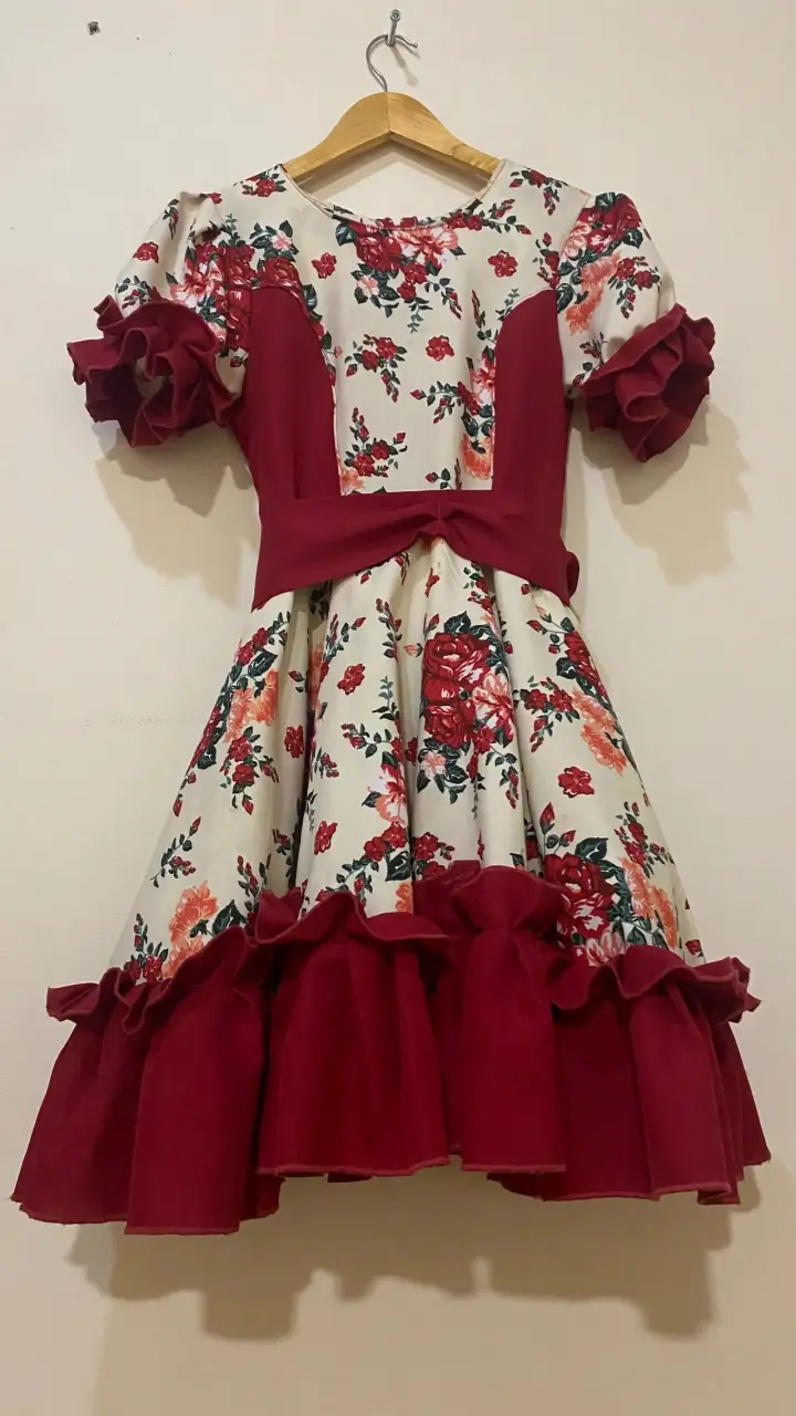 Vestido de huasa talla 12 - 1