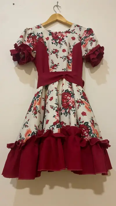 Vestido de huasa talla 12 - miniatura 1