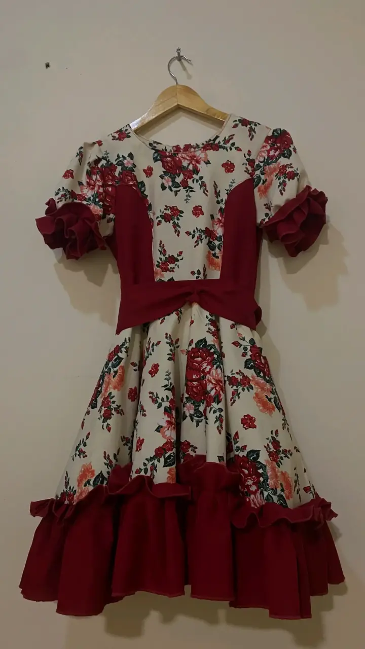 Vestido de huasa talla 12 - 3