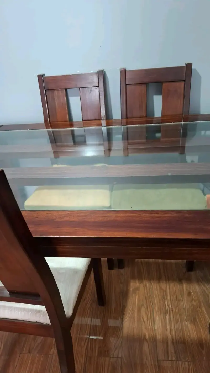 Juego de Comedor Milán con 6 Sillas Chocolate - 3