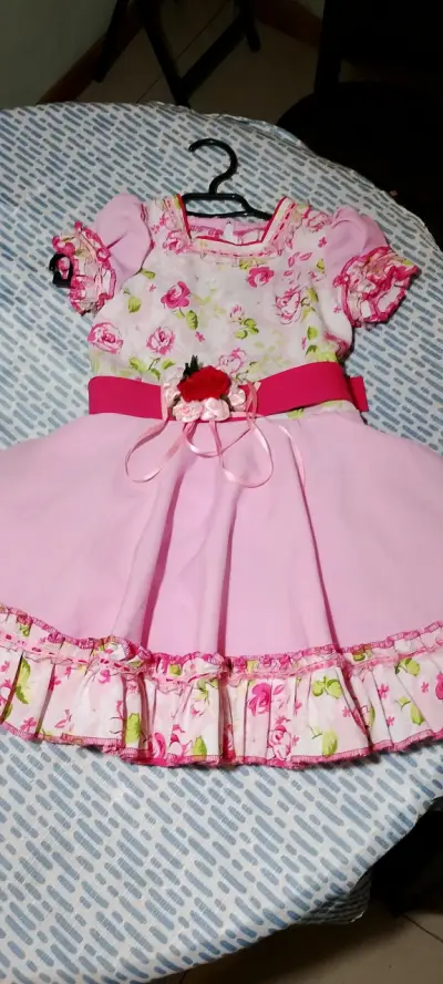 Vestido  de huasa  con falso - miniatura 1