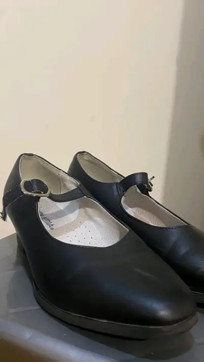Zapatos de baile negros con hebilla - miniatura 4