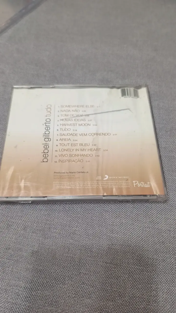 CD de música Bebel Gilberto - Tudo - 2