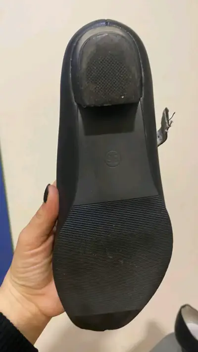 Zapatos de baile negros con hebilla - miniatura 2