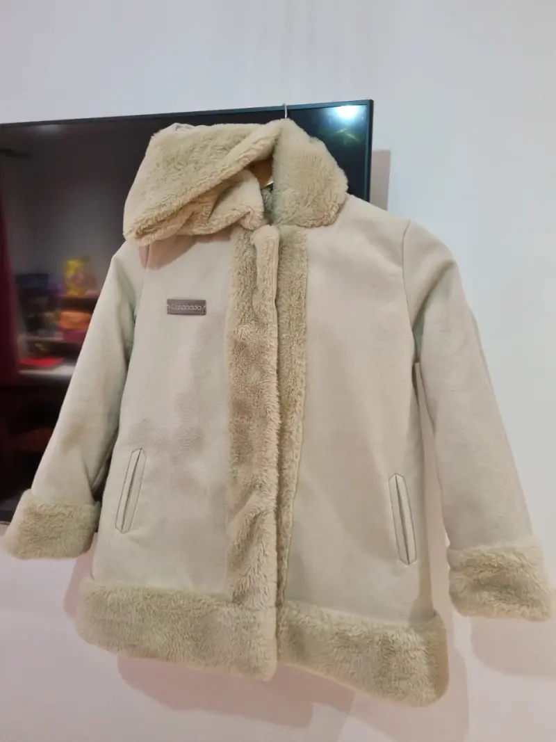 Parka sin mangas rosa Hello Kitty para niña - 4