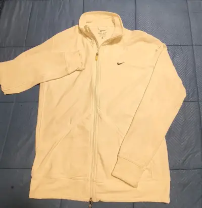 Chaqueta deportiva Nike Dri-Fit blanca - miniatura 1