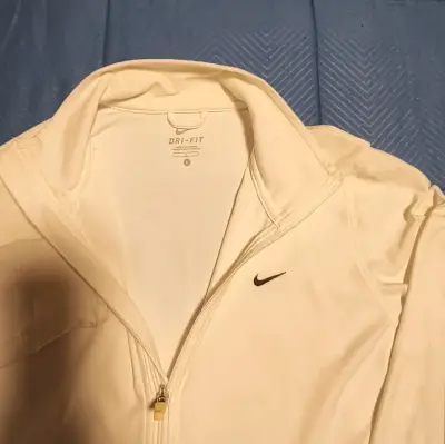 Chaqueta deportiva Nike Dri-Fit blanca - miniatura 2