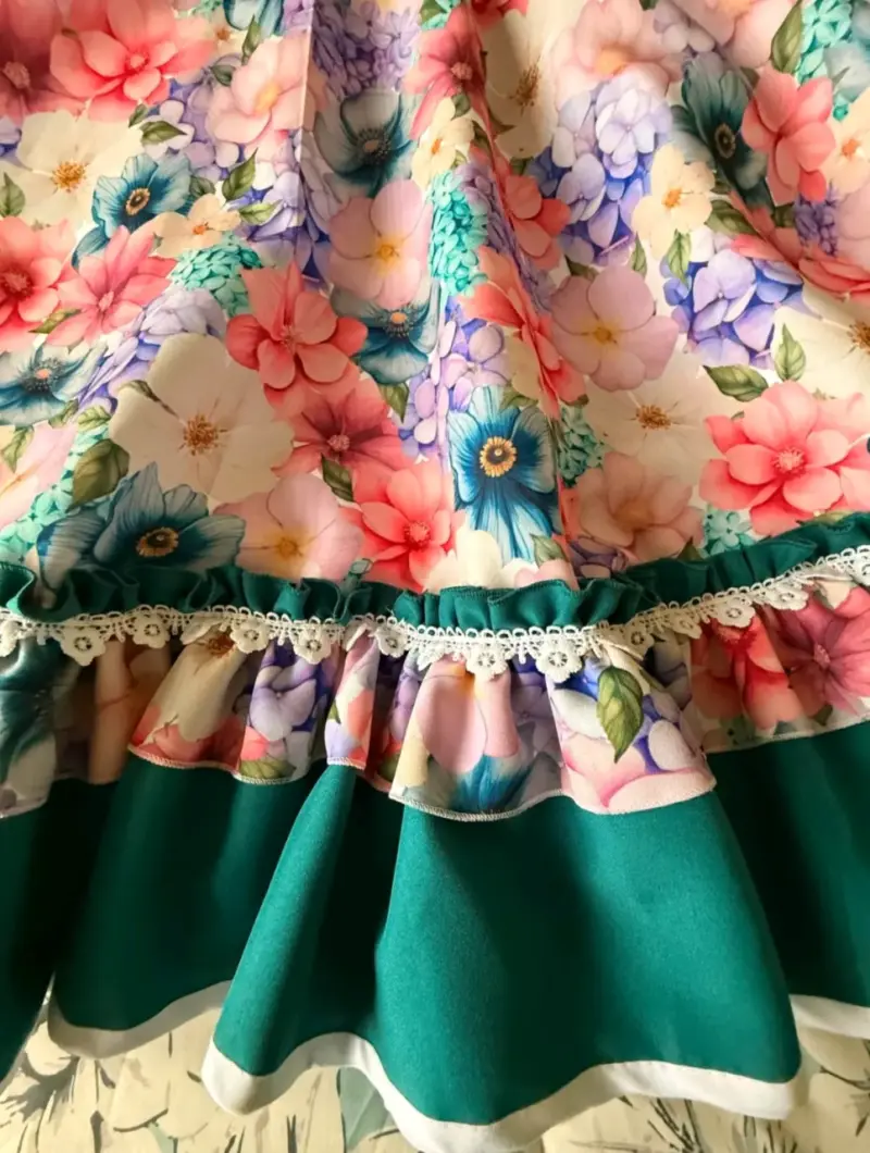 Vestido Huasa talla S nuevo - 3