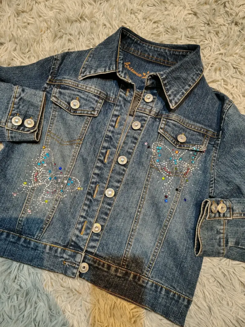 Chaqueta de mezclilla para niña - 2