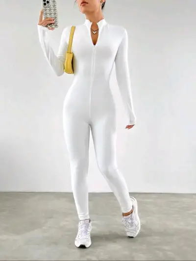 Enterito Blanco Deportivo Mujer - miniatura 1