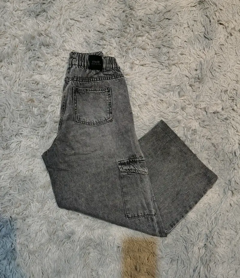 Pantalones cargo gris oscuro - 2