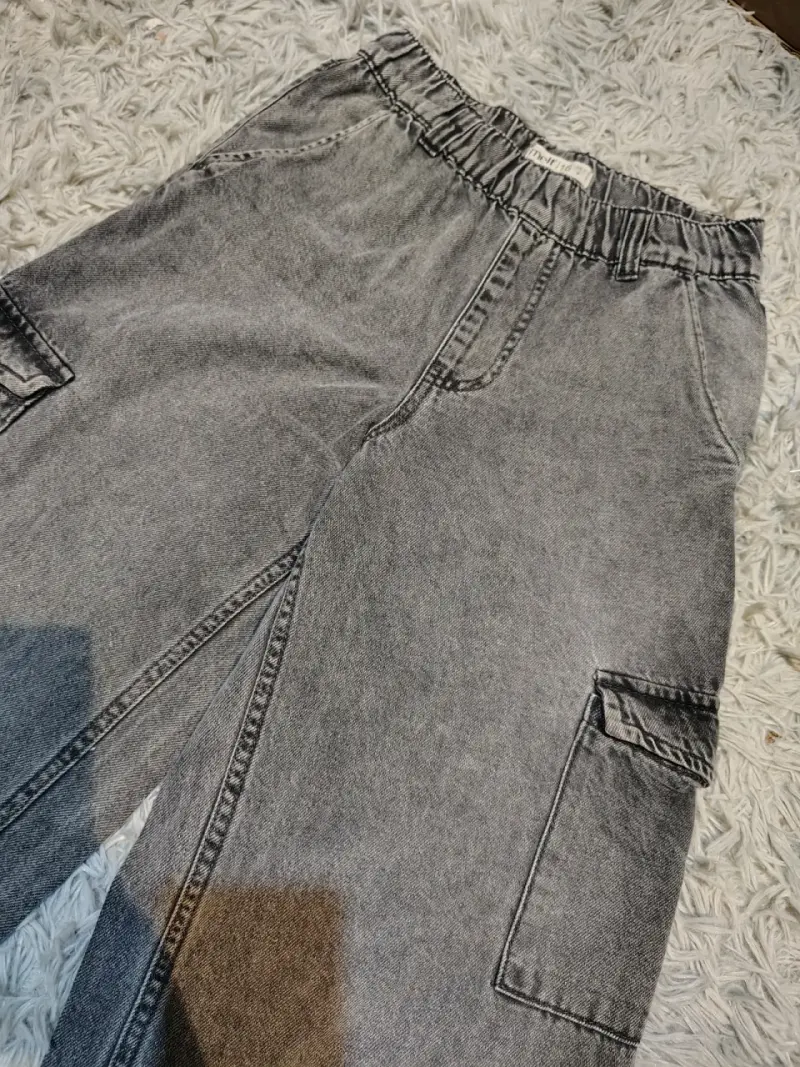 Pantalones cargo gris oscuro - 3