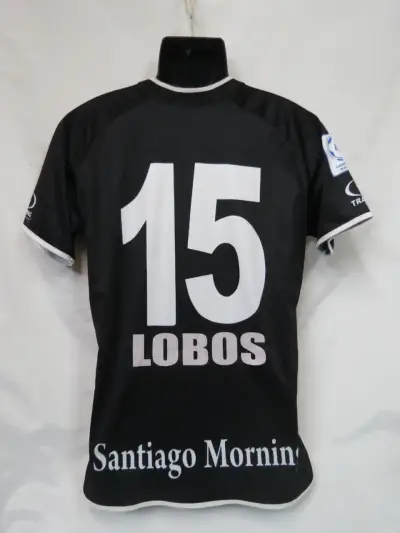 Camiseta de fútbol Santiago Morning negra - miniatura 4