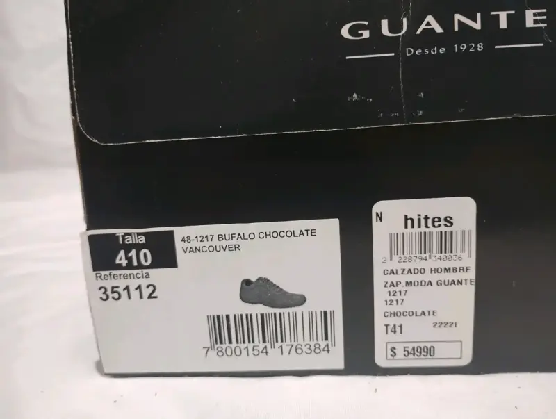 Zapatos de cuero marrón Guante para hombre - 4