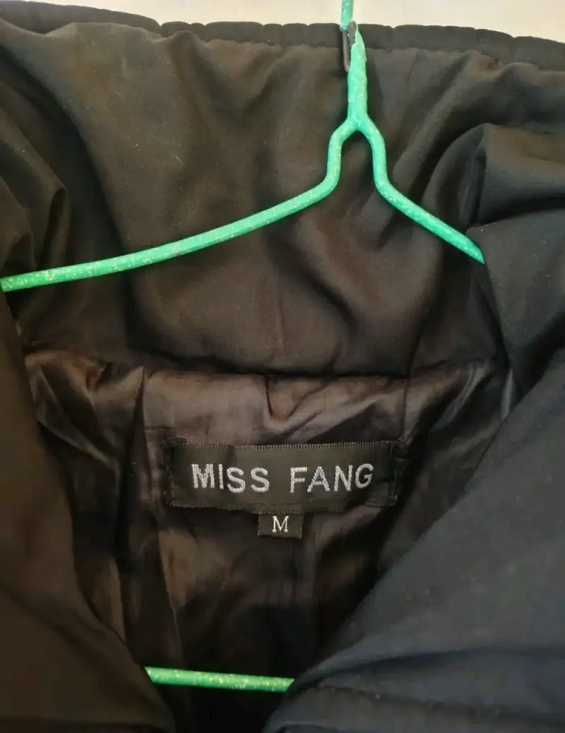 Abrigo negro Miss Fang para mujer - 3