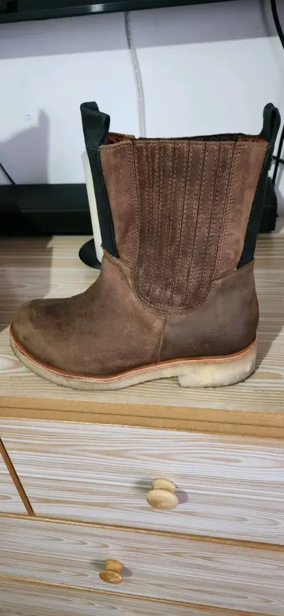 Botas de cuero marrón para hombre Kebba - miniatura 2