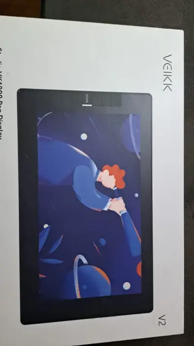 Tableta gráfica Veikk VK1200 con lápiz sin batería - miniatura 2