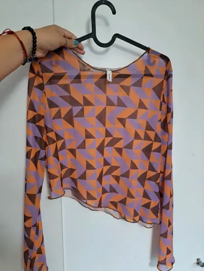 Polera transparente manga larga - miniatura 1