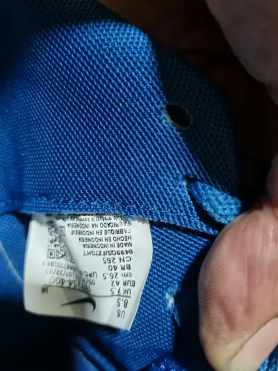 Zapatillas deportivas Nike azules para hombre - miniatura 2