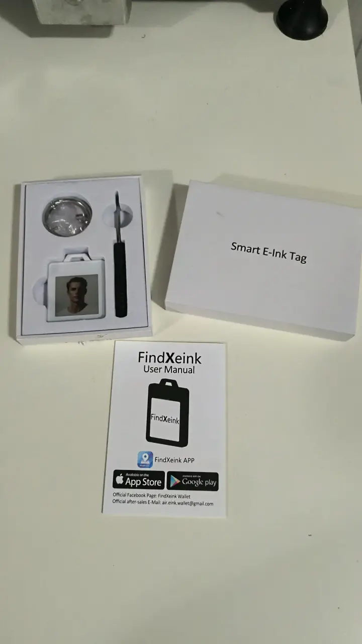 Llavero inteligente E-Ink FindXeink F15 - 1