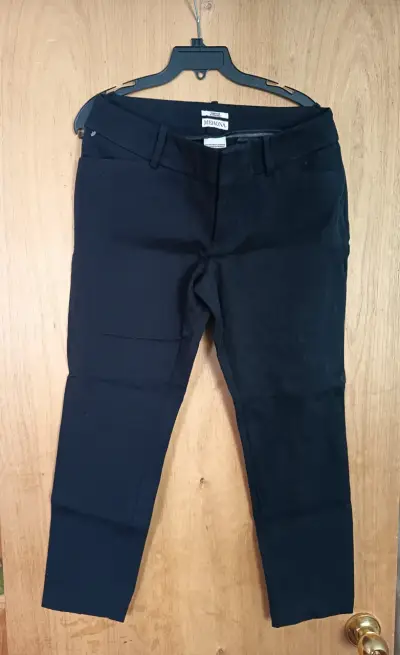 Pantalón negro de vestir elásticado mujer Merona - miniatura 1