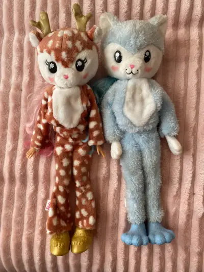 Muñecas de Peluche con Disfraces de Animales - miniatura 2