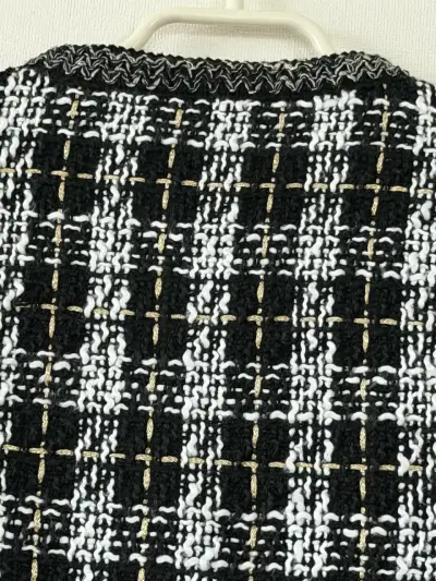 Chaqueta de tweed en blanco y negro Privilege - miniatura 5