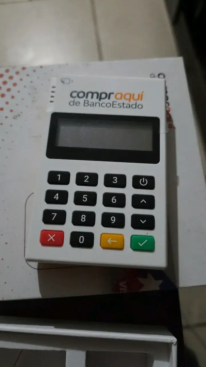 Terminal de pago Compraquí de BancoEstado