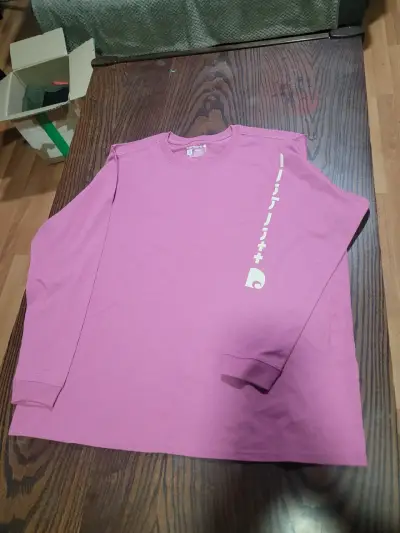 Polera manga larga Carhartt rosa talla XL - miniatura 1