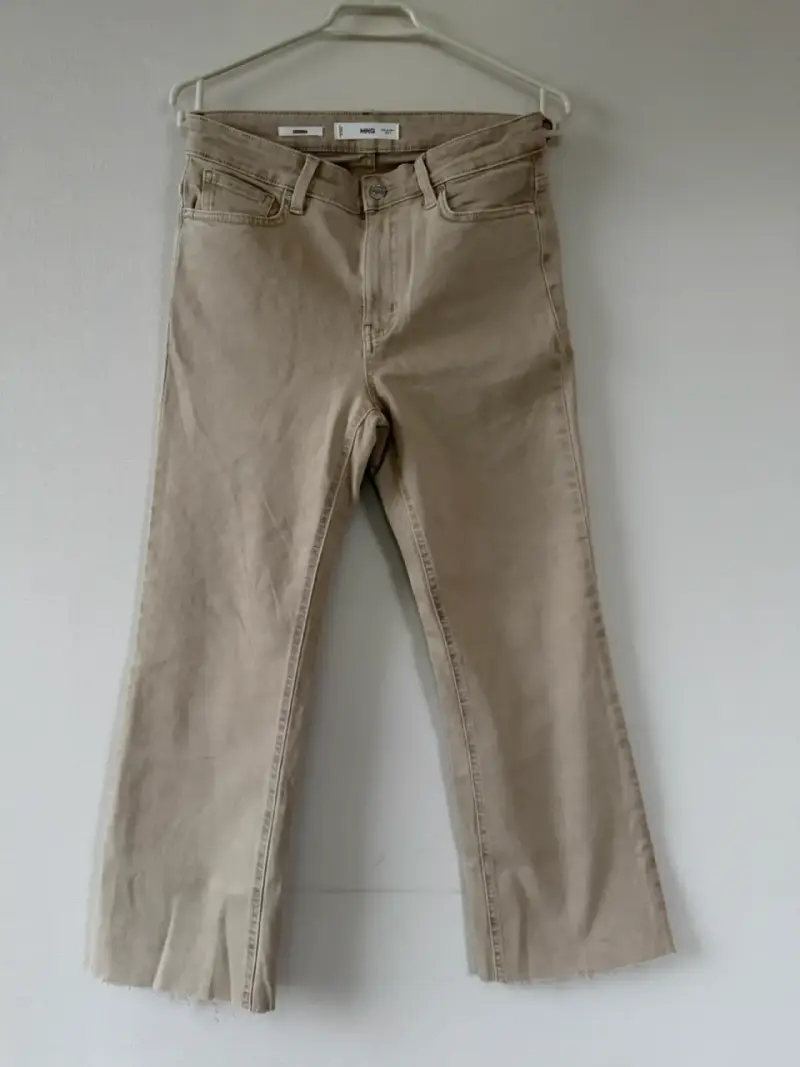 Jeans beige Mango Sienna para mujer - 1
