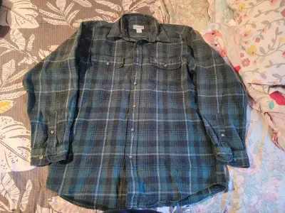 Camisa de franela a cuadros Carhartt verde - miniatura 1