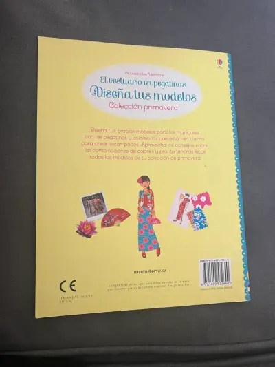 Libro de actividades Usborne con pegatinas de moda - miniatura 2