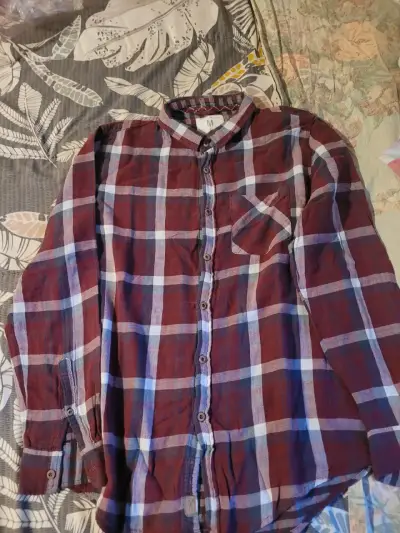 Camisa a cuadros Foster talla M - miniatura 1