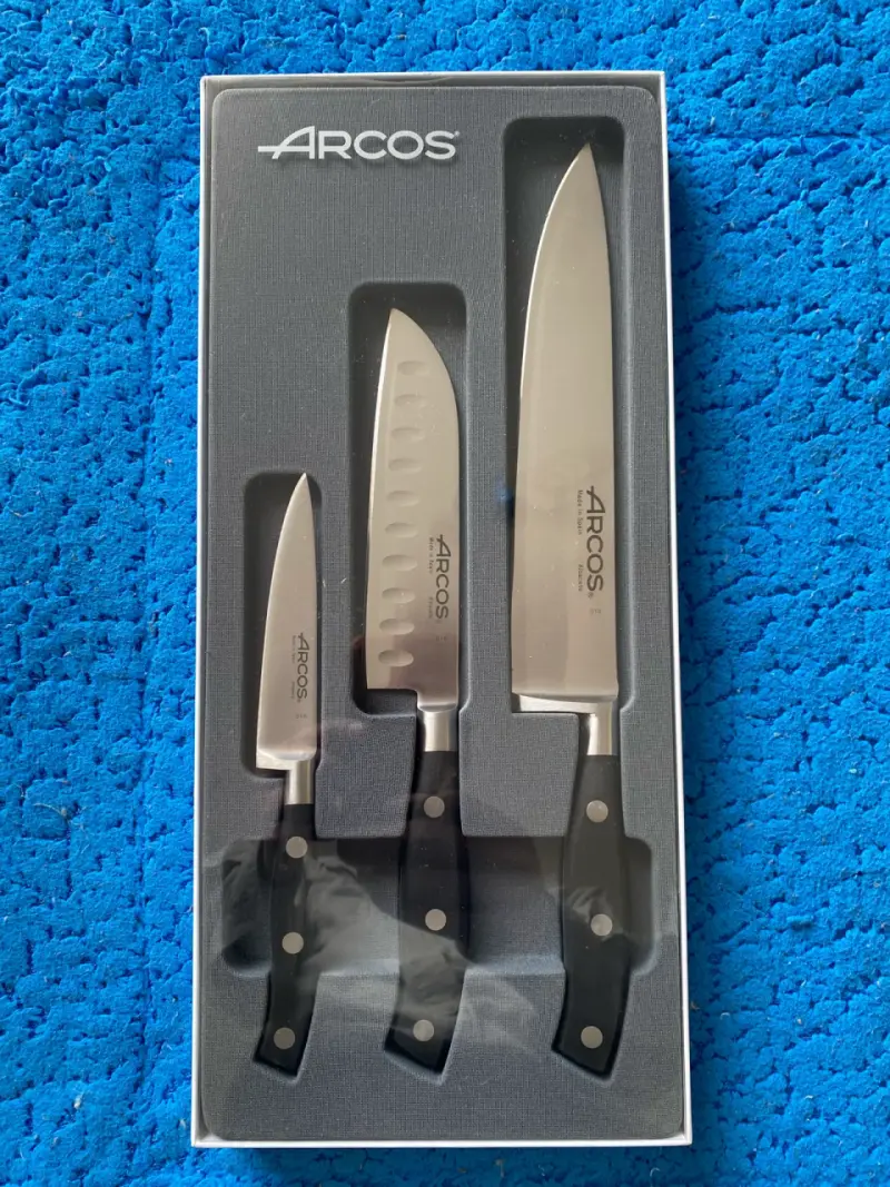 Set de cuchillos Arcos con funda de cuero - 3