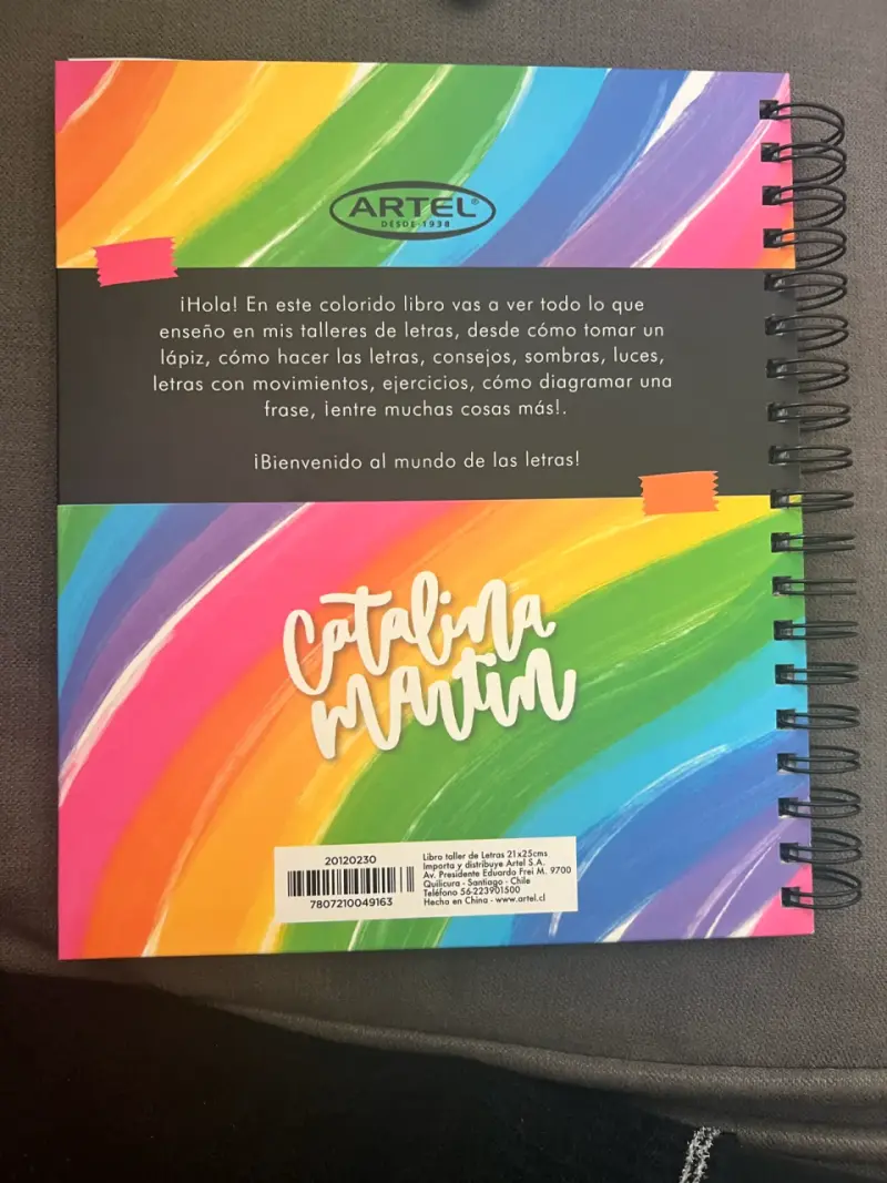 Cuaderno Taller de Letras Artel Catalina Martin - 2