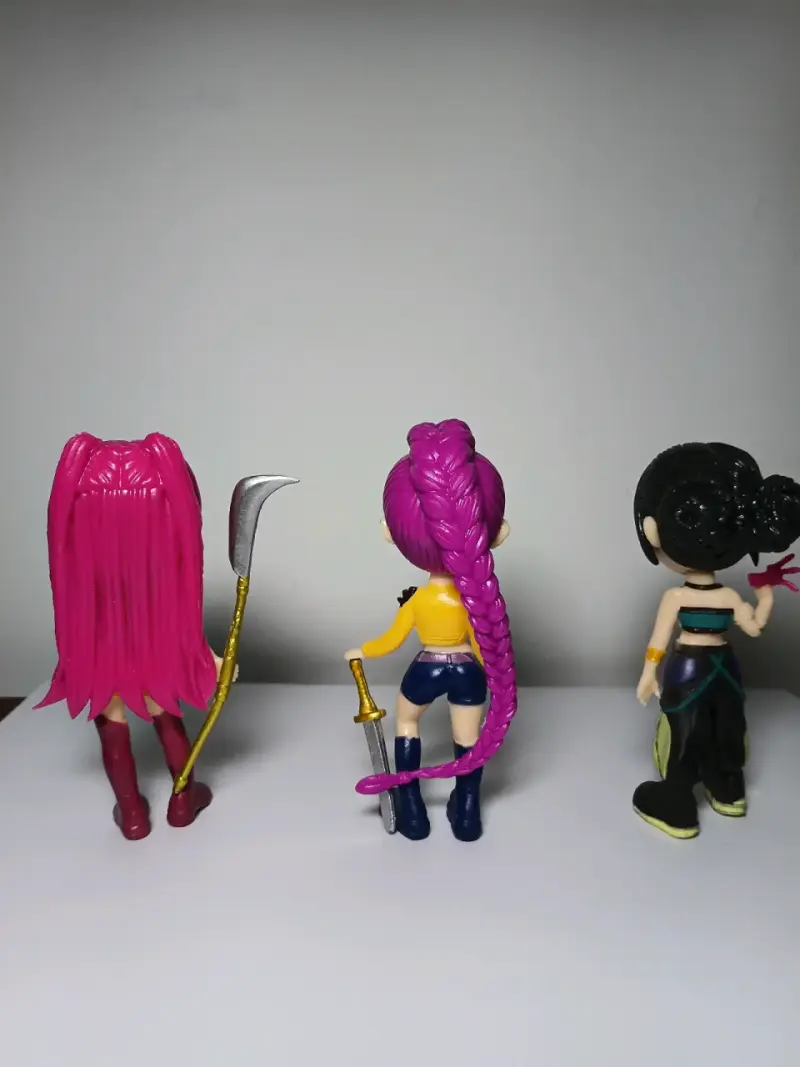 Set de 3 figuras Guerreras K-Pop - 2
