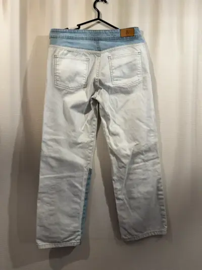 Pantalones de mezclilla bicolor Rupha 38 - miniatura 4