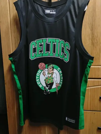 Camiseta NBA Boston Celtics Tatum Negra - miniatura 1