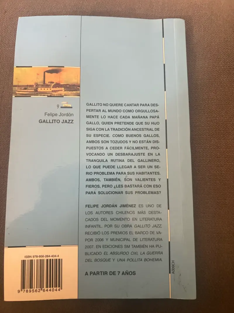 Libro Gallito Jazz de Felipe Jordán Jiménez - 2