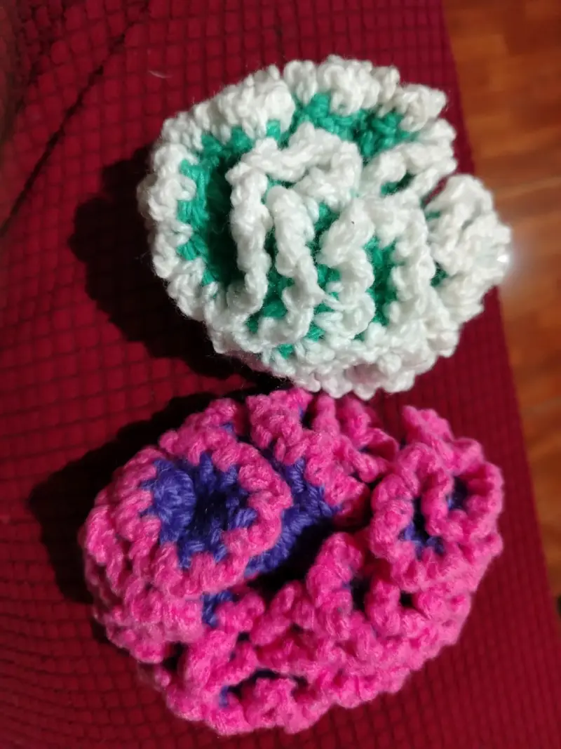 Moños a crochet
