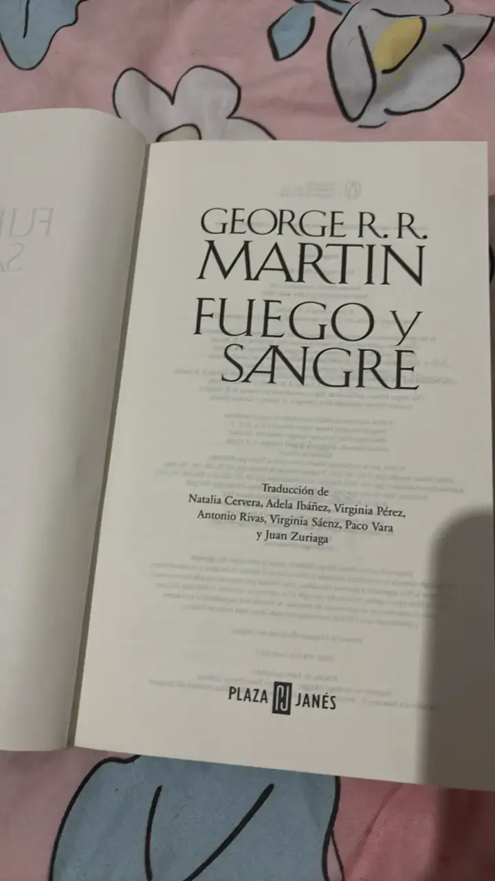 Libro 'Fuego y Sangre' de George R. R. Martin - 5