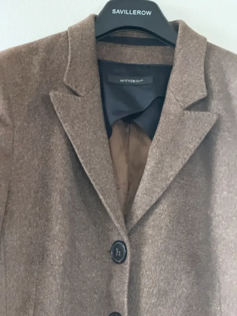 Blazer de lana marrón para mujer Windsor - 2