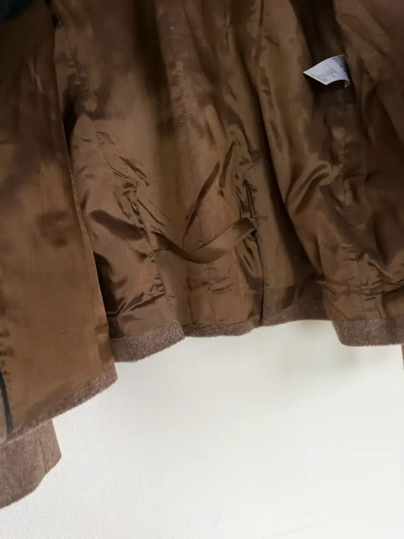 Blazer de lana marrón para mujer Windsor - 4